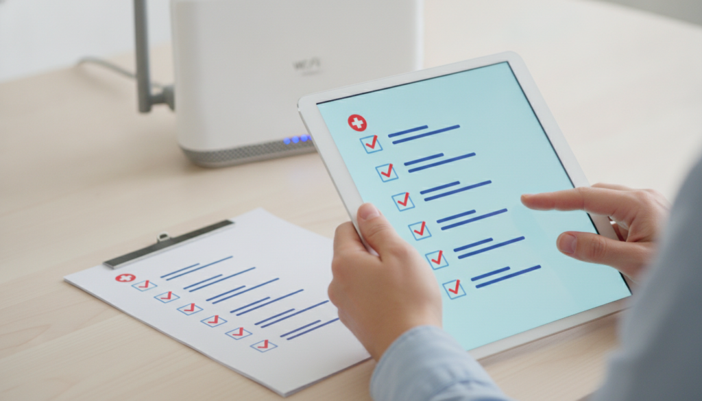 WLAN-WIFI Checkliste Schweiz