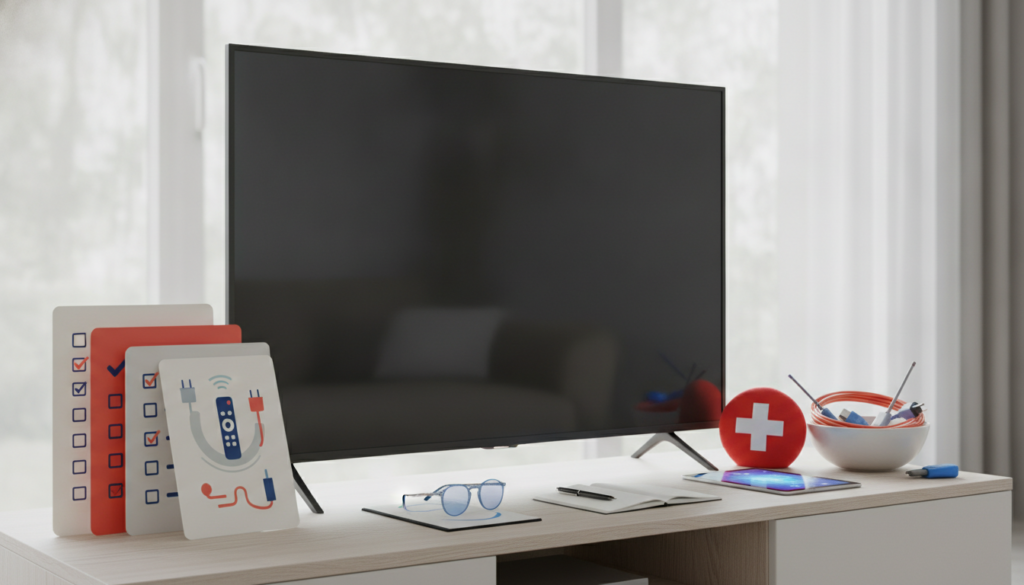 Fernseher-Geräte Checkliste Schweiz