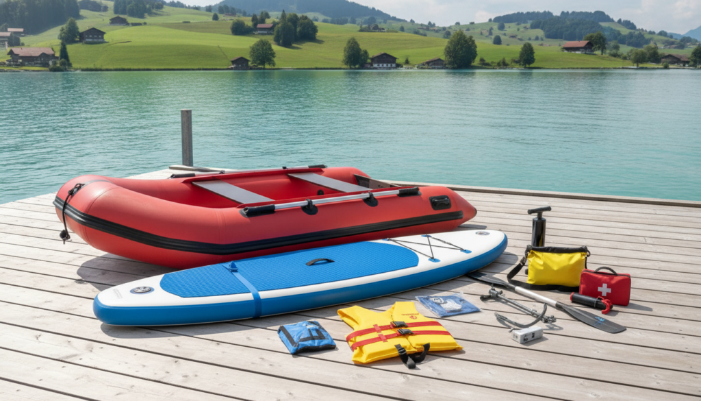 Gummiboot, Schlauchboot – Checkliste